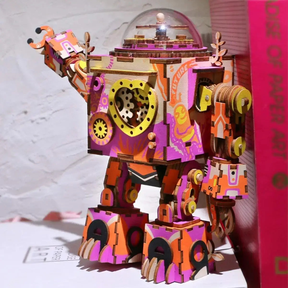 3D Holzpuzzle Morpheus Der Mechanische Roboter