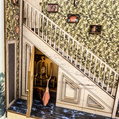 Book Nook Cupboard under staircase