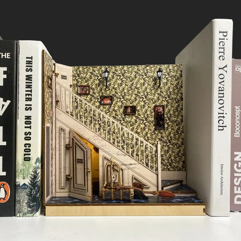 Book Nook Cupboard under staircase