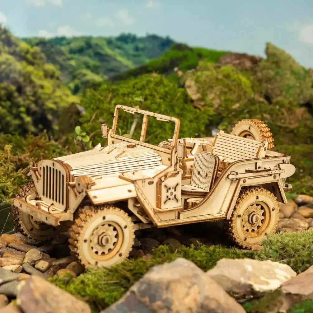 3D Holzpuzzle Jeep Willys Military