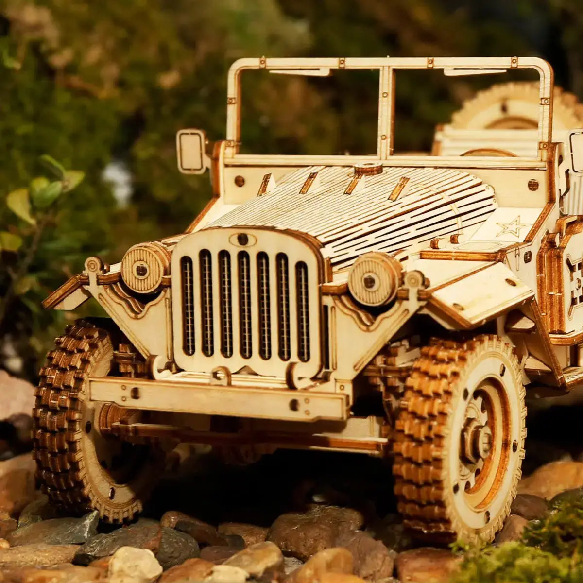 3D Holzpuzzle Jeep Willys Military