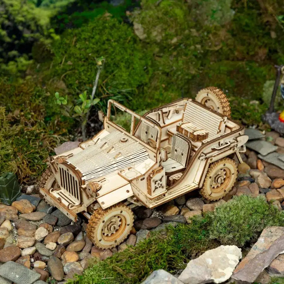 3D Holzpuzzle Jeep Willys Military