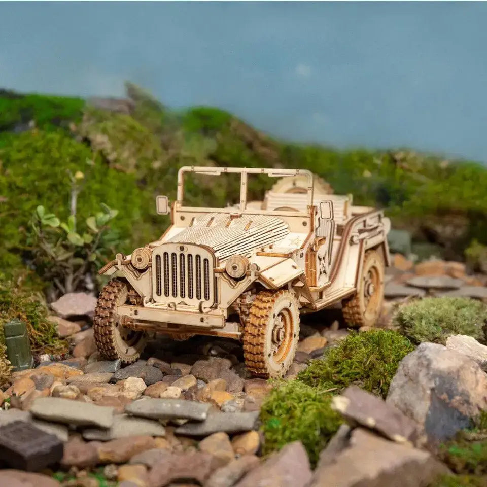 3D Holzpuzzle Jeep Willys Military