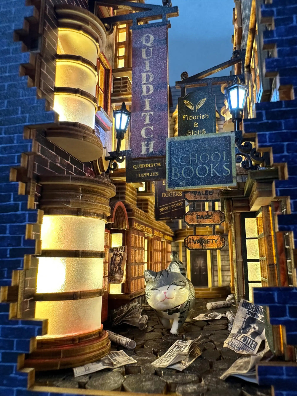 Book Nook Diagon Alley (3 Etagen) Book Nook Deutschland
