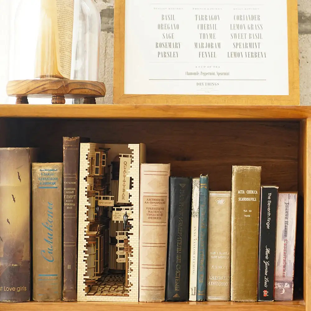 Book Nook Mysterious Ancient Street