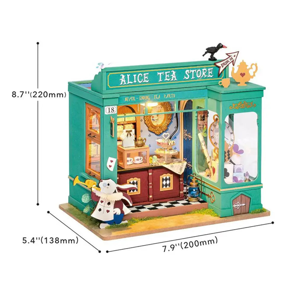 Puppenhaus Holz Alice’s Tea Store