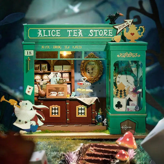 Puppenhaus Holz Alice’s Tea Store