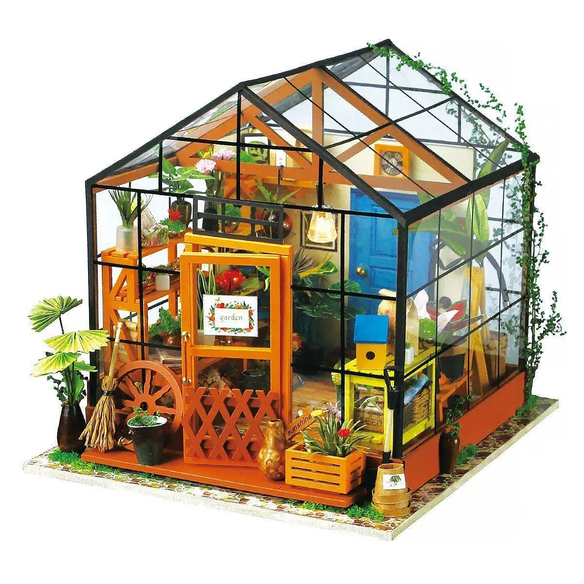 Puppenhaus Holz Cathy’s Greenhouse